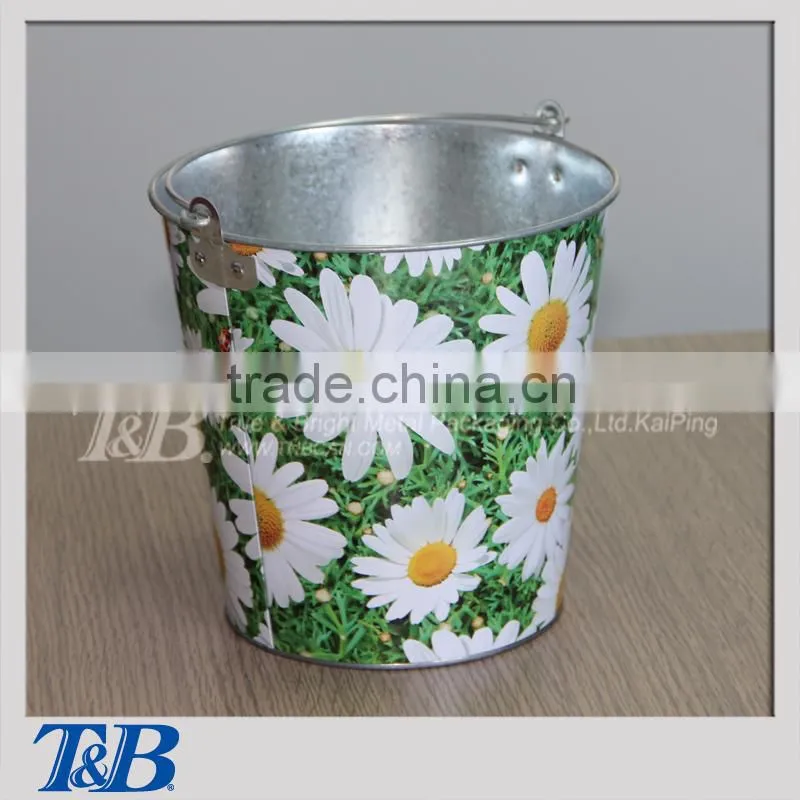 Hot selling full colour gardening pail