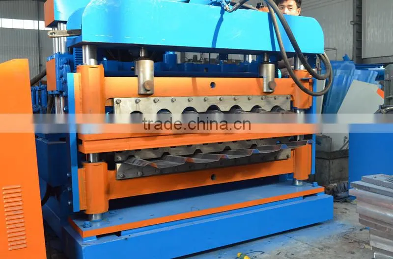 JCX hot sale double glazed IBR roll forming machine