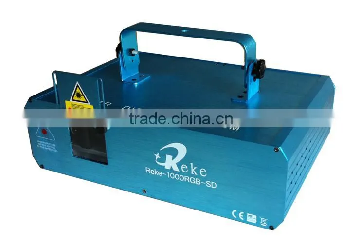 1w rgb programmable projector laser light with free programmer