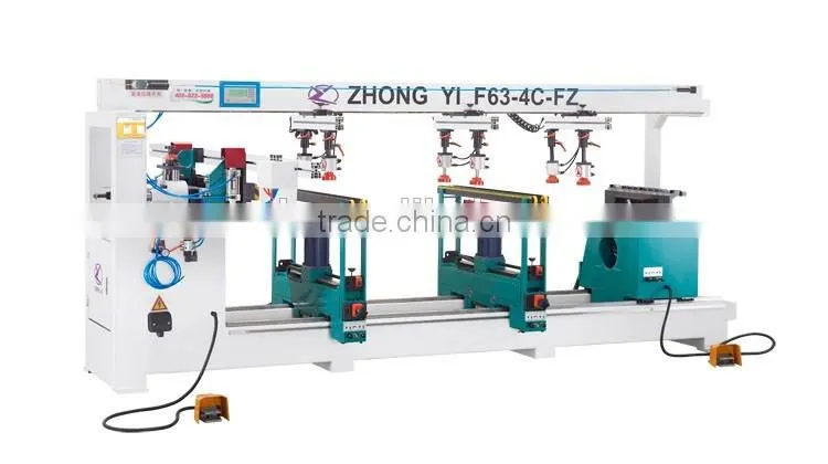 F65-9C cnc horizontal wood multi drilling machine/Automatic feeding multi-drill machine