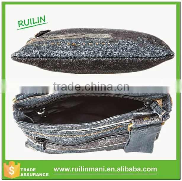 Bohemian style Top zip closure crossbody bags 2015 portable Canvas women messenger bag