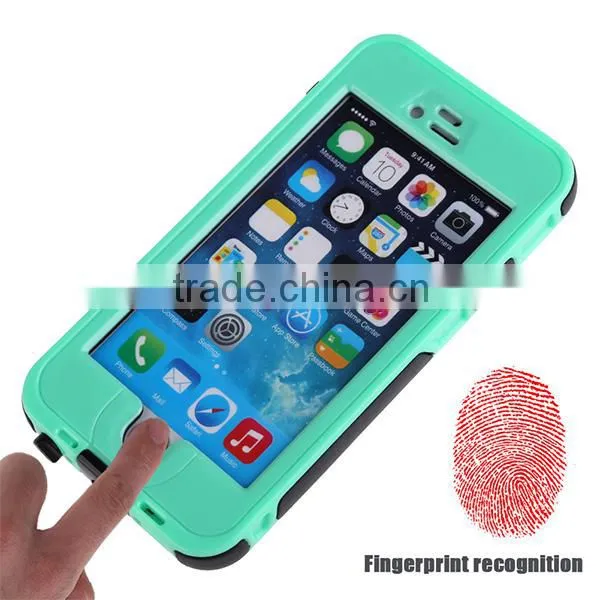 5.5" Waterproof Shockproof Case for iPhone 6 6S 6 Plus Case With Fingerprint Touch ID