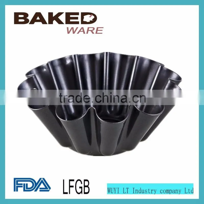 Non Stick cake pan Cabon Steel Flower Shape Round baking Tray Cake Mold