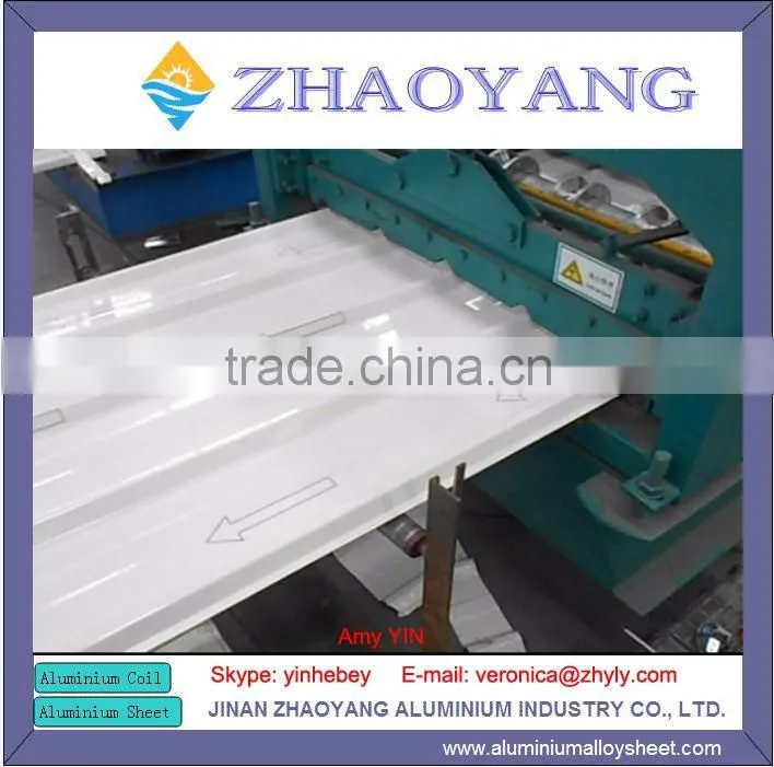 Aluminum corrugated roofing sheets