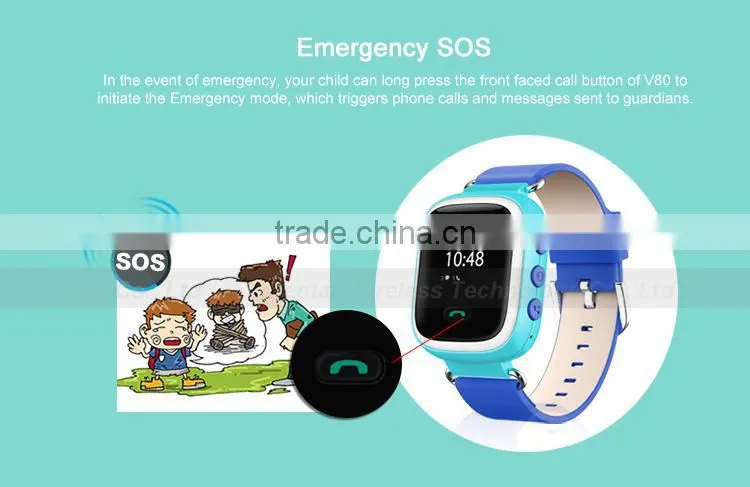 Wrist Watch Anti-lost Smart Locator GPS Tracker SOS GPS Watch for adult