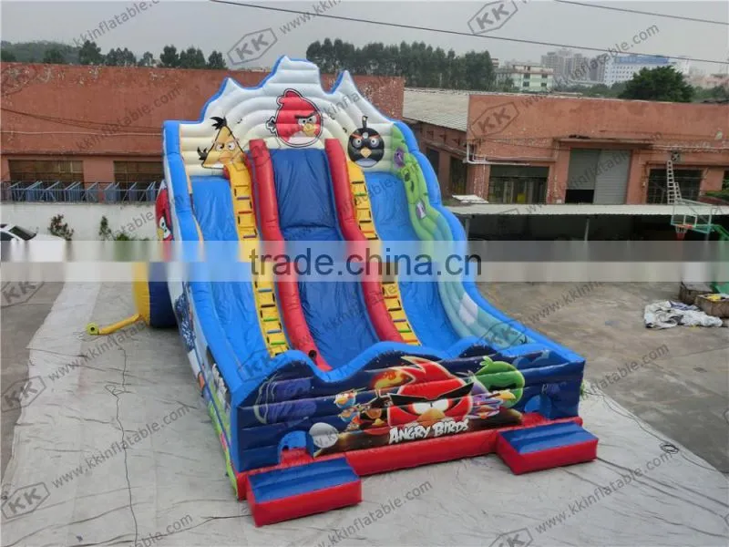 backyard rental discount and cheap castle inflatable slide, double lane slides