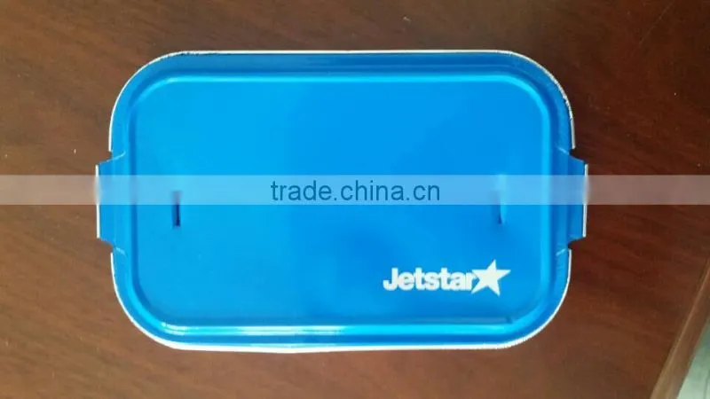 top China thick golden color food container aluminum foil