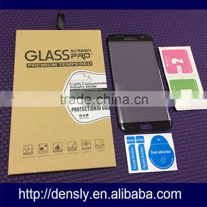 Factory 0.2mm 3D Full Coverage Curved tempered screen protetor samsung galaxi s6 edge