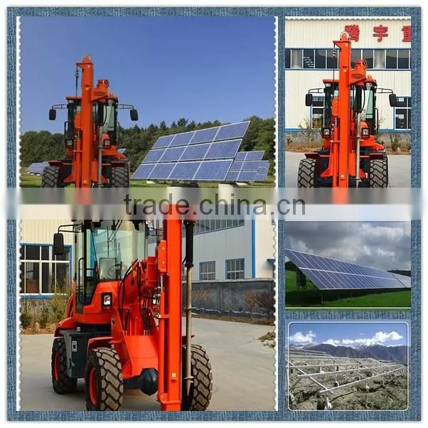 Post Ramming/spiral Machine hydraulic post driver machine