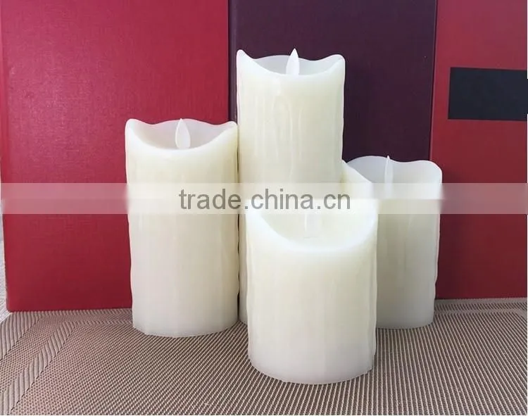 Real Paraffin Wax Flickering LED Flameless Candle, LED Candle Light, Led candle bulb