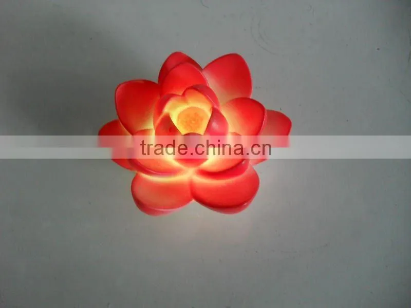 Beautiful Swimming Pool Products, Yellow Floating Flower LED Lights P1964