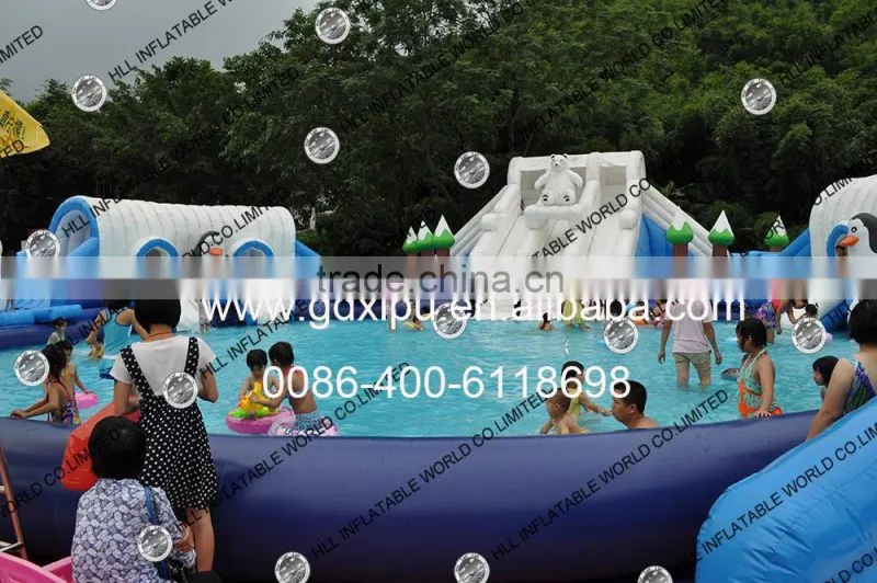 Inflatable elephant water slide for kids