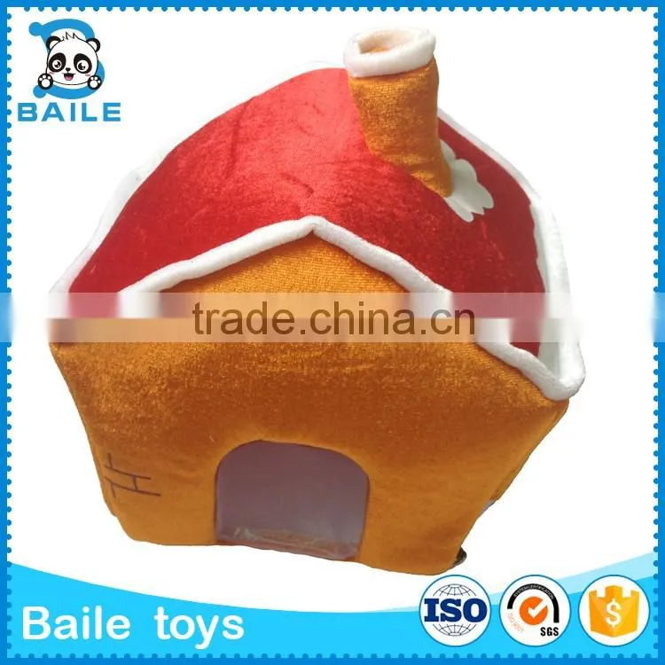 Plush pet animal product fancy house plush pet toy