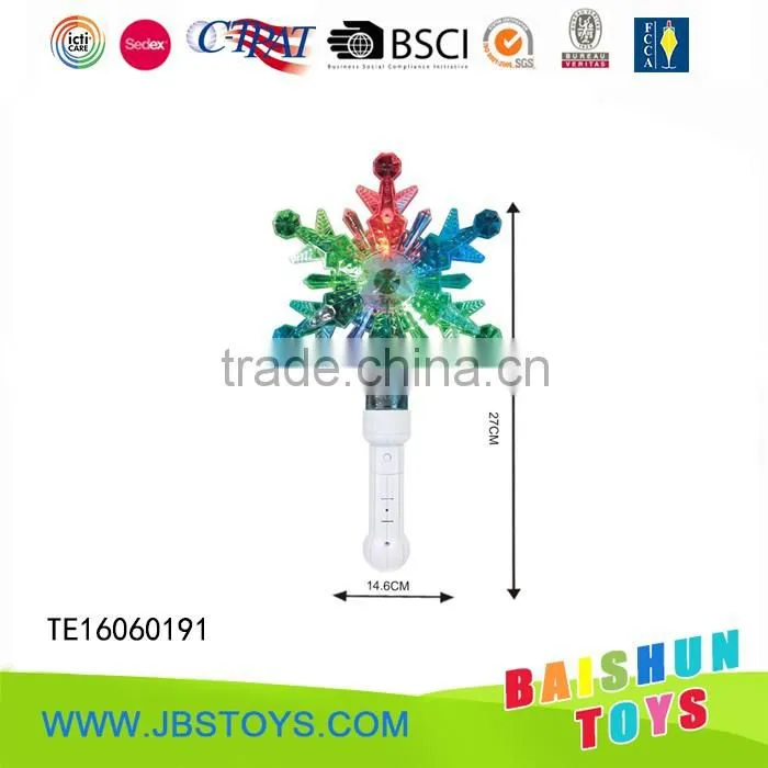New! snowflake flash stick toy for party te16060183