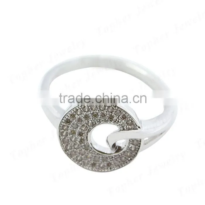 Synthetic gemstone inlay 925 silver latest ring designs