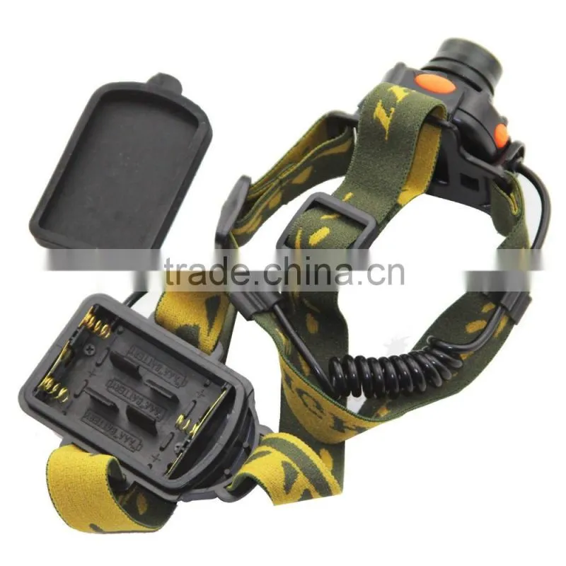 100M Distance Head Lamp 3* AAA Battery 900 Lumens LED Lamp IR Sensor Headlight Headlamp Lantern Flashlight Outdoor Camping