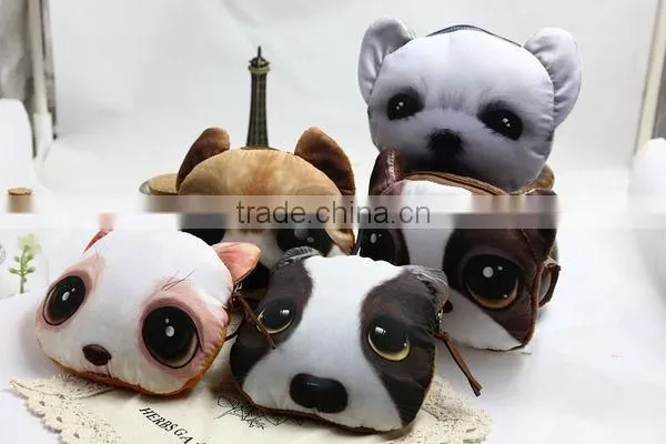 Personality Cat-people Fabrics Unisex Coin Wallet Wholesale ZTCW-0032