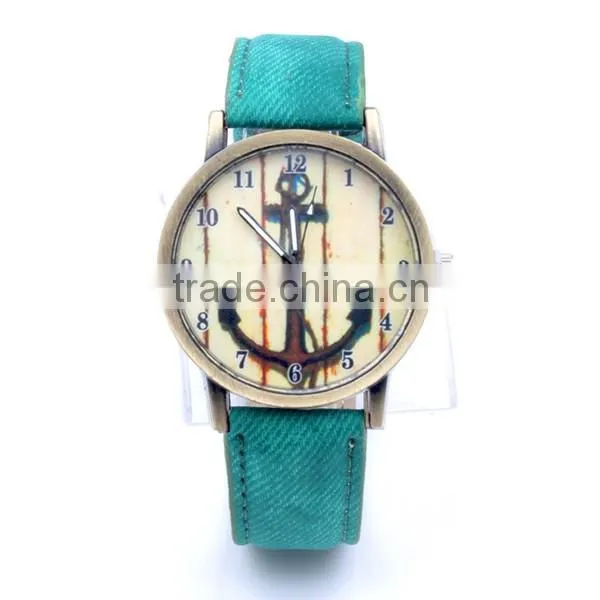 Wholesale Cheapest Price Retro Anchor Watch Design