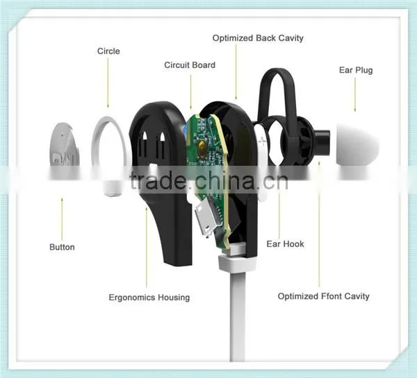 Newest Q9 Wireless Bluetooth 4.1 Headset Earphone Stereo Music Bluetooth Sport Headphone With Original packaging High Quality