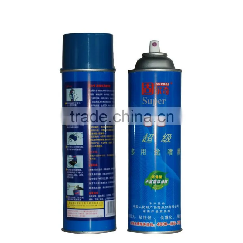 Hot selling GUERQI 88 Indoor decoration spray adhesive foam bonding