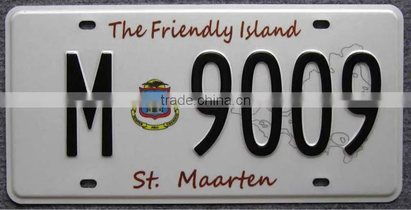 vehicle license plate