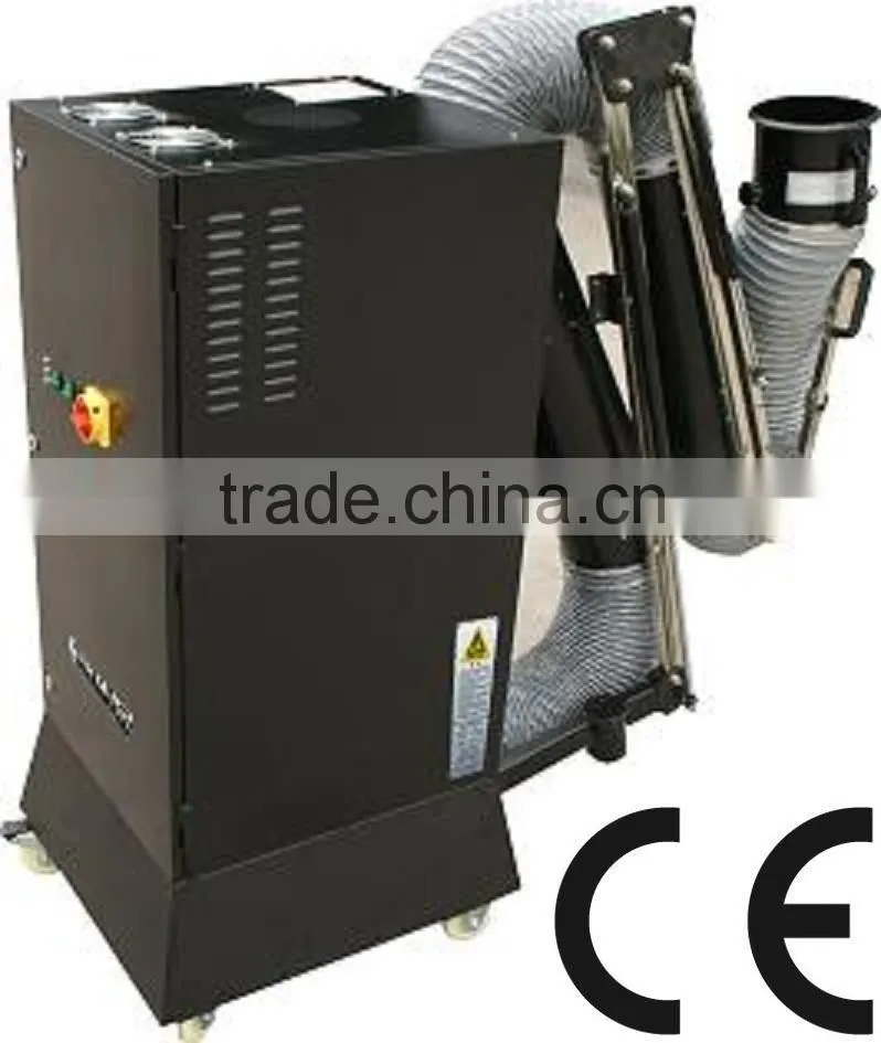 Portable Welding Fume Collector with Exhaust Air Filtration System