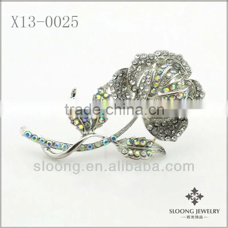 Fashion Shiny Brooch Flower