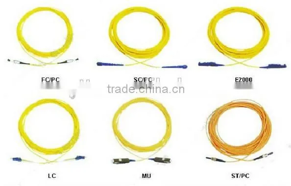 2.0mm FTTH Fiber Optic SC Patch Cord