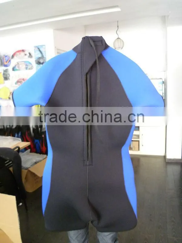 5mm blue with black diving wet suit snorkeling durable neoprene wet suit in sport