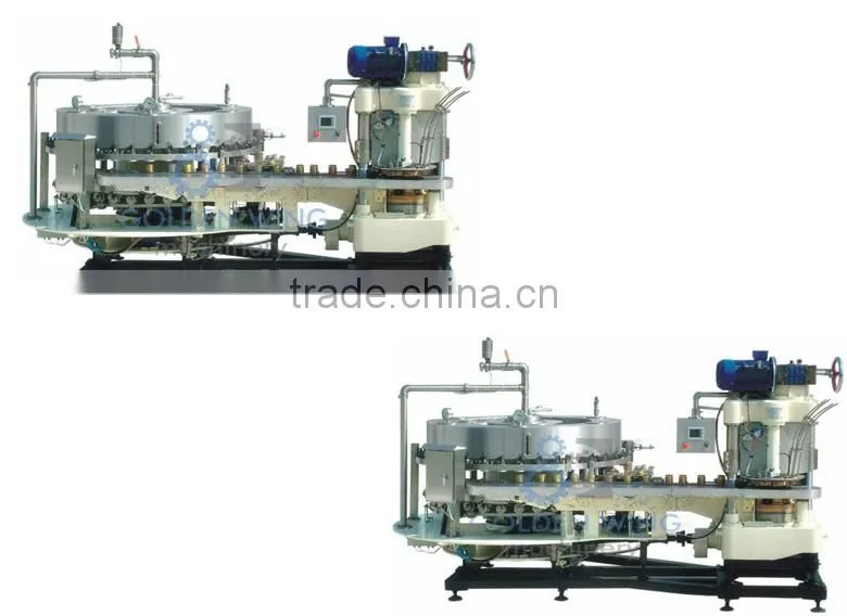 High Speed Carbonated Beverage Soft Drink Glass/ Bottle/ Tin Can Filling and Seaming Machinery / Equipment Line