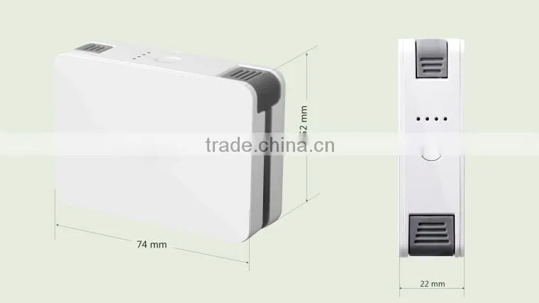 2015 Ambopower new item power bank build in switch
