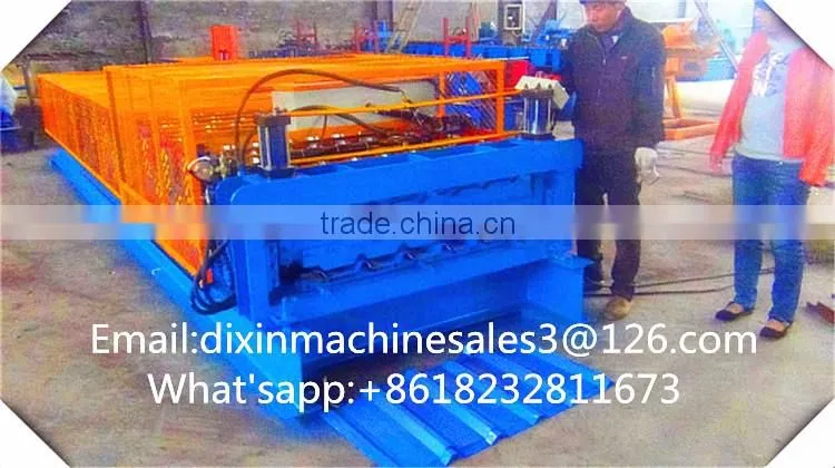 factory price metal roofing double layer roll forming machine
