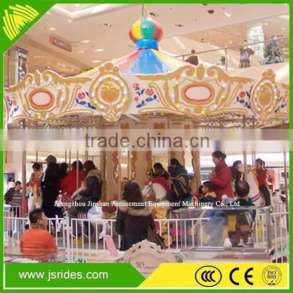 New design children ride carousel horses for playground ride
