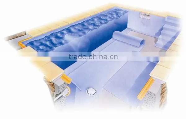 Swimming pool equipment 1.5mm thickness high quality pvc pool liner material
