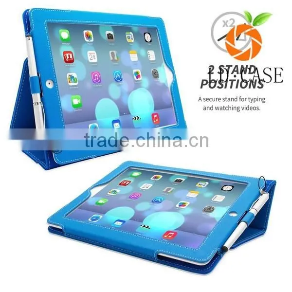 Leather Stand Foldable Case Cover with Multiple Viewing auto Sleep Wake For Apple iPad Pro 9.7 inch