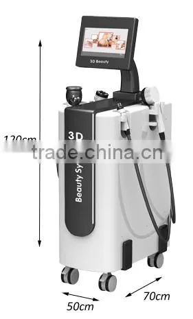 Cavitation machine price for sale,5 handles 40KHZ cavitation and 5MHZ RF,for face and body