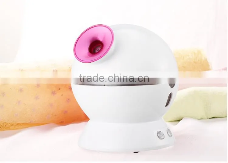 2016 Best Home use HOT& COLD Dual spraying mist facial steamer /hair steamer for moisturizing