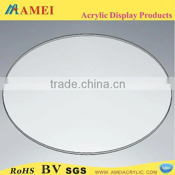 Promotional clear acrylic wall mirror