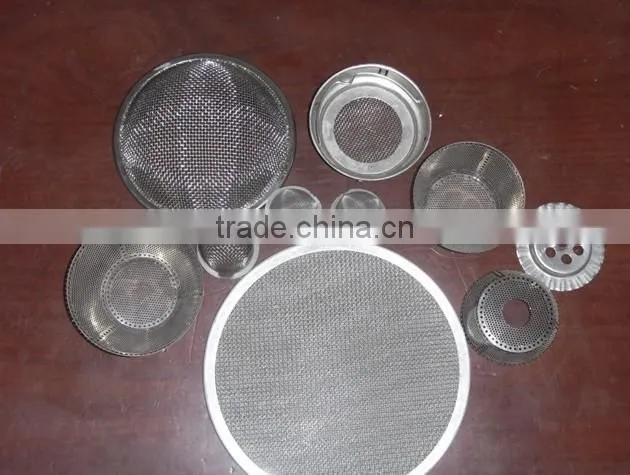 500mm closed edge stainless steel filter disc,20mmStainless Steel Filter Plates