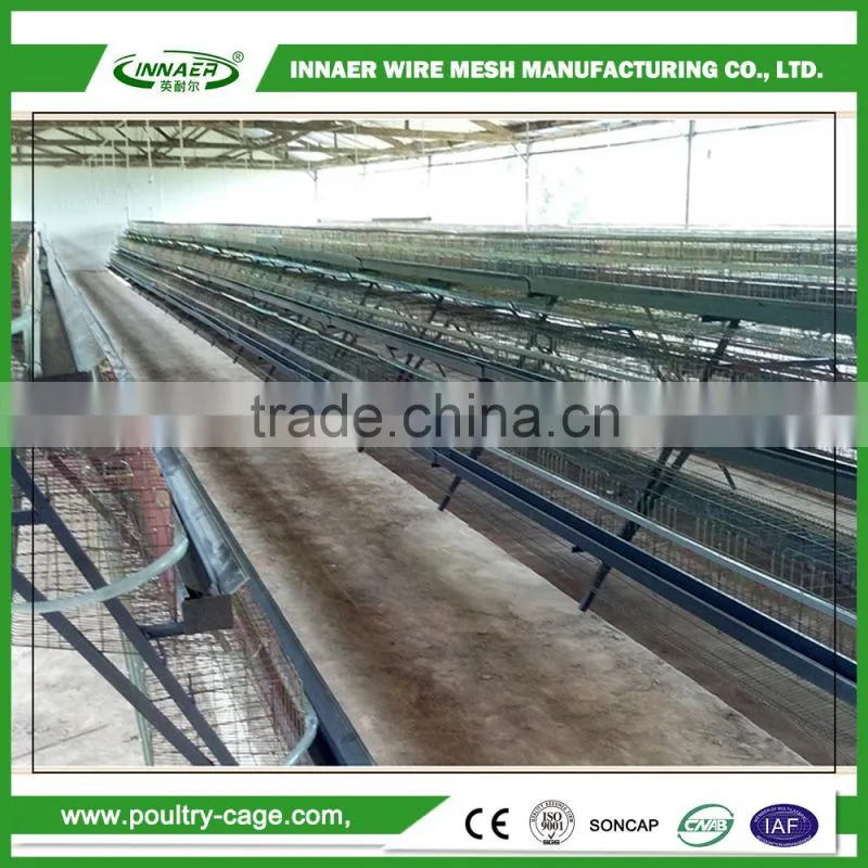Surface smooth,and bright broiler chicken cage factory