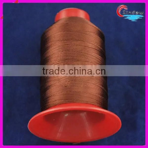 polyester sewing thread for leather product