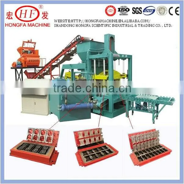 QT4-15B Type Block Making Machine,concrete block making machine,fly ash brick making mahine
