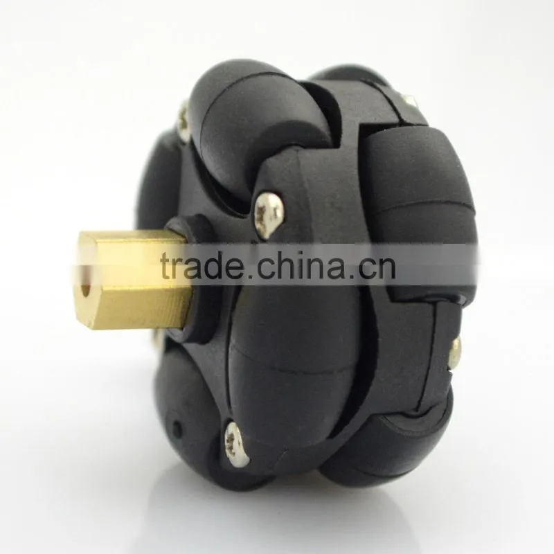 38mm(1.5 inch) Double Plastic assemble robot Wheel 14184