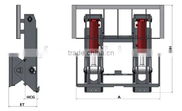 Hinged Forks from Longyan Golden Attachment
