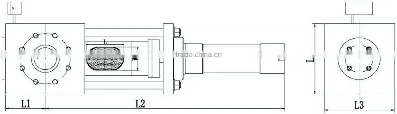 Continuous filtration screen changer for plastic pelletizing machinery