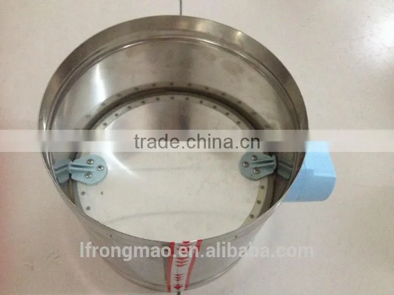 Round manual air damper