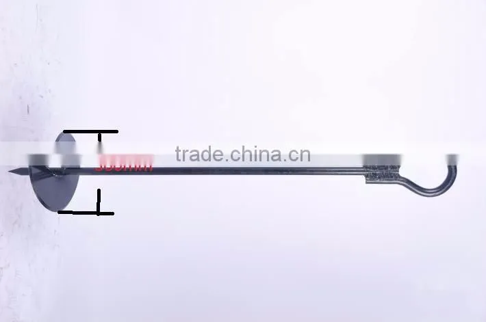 Manufacture Earth Screw Anchor Earth Anchor Drill 1710mm with 300mm Diameter Disk