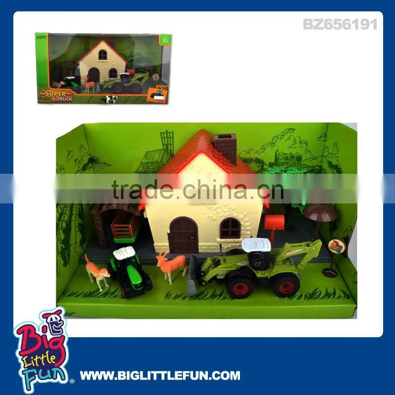Sliding farm toys,farm tractor toys set