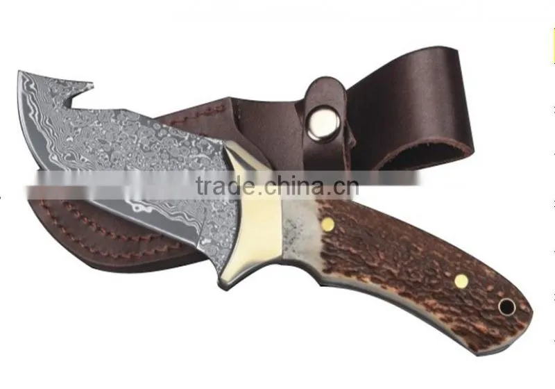 DS-1003 Pakistan damascus steel tactical folding knife