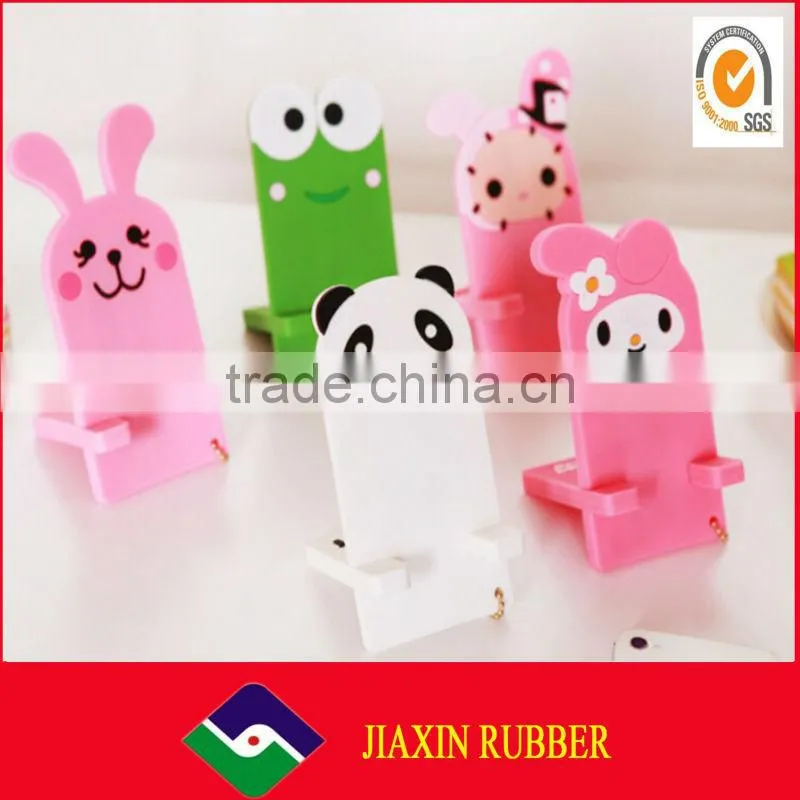2014 cute silicone phone holder,funny cell phone holder for desk